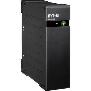 Eaton Ellipse ECO 650 IEC omvormer – Off-Line UPS – EL650IEC – vermogen 650 VA (4 IEC-stopcontacten, overspanningsbeveiliging, batterij, telefoon/fax/modem/netwerk 10/100 RJ45) – zwart