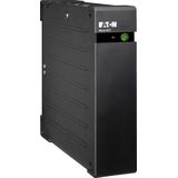 Eaton UPS Ellipse ECO 1200 USB DIN - Ononderbroken voeding (UPS) offline - 1200 VA met overspanningsbeveiliging - EL1200USBDIN - (8 Schuko-uitgangen, batterij) - zwart