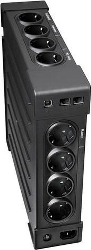 Eaton - Ellipse ECO 1200 USB - Accu/Batterij - Zwart - Rackmount 2U
