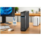 Eaton - 3P Ellipse - UPS - Zwart - 1,7 kVA - 8 AC-uitgangen - 2 USB-poorten