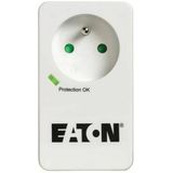 Eaton stekkerdoos / overspanningsbeveiliging - Eaton Protection Box 1 FR - PB1F - 1 FR - wit & zwart