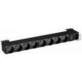 Eaton - Flex PDU - Stroomverdeler - Zwart - 16A - 8x DIN, 1x C19