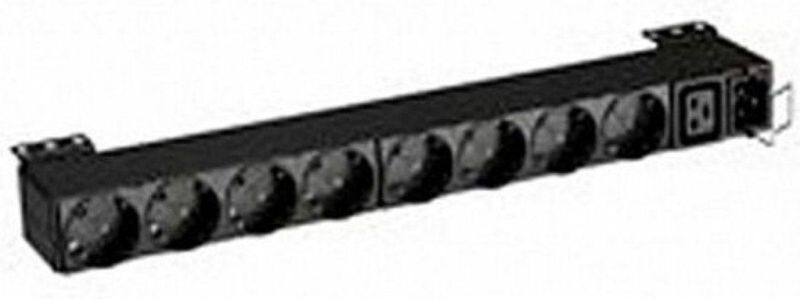 Eaton - Flex PDU - Stroomverdeler - Zwart - 16A - 8x DIN, 1x C19