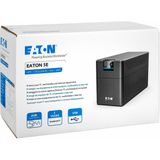 Eaton - 5E 900 USB IEC G2 - UPS - Zwart - 0.90 VA, 480 W, Lijninteractief