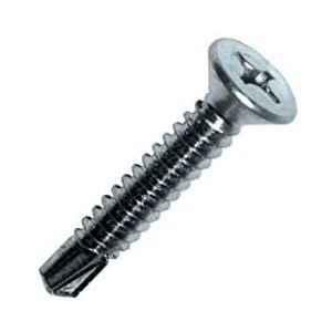 SCELL-IT, Box met 250 zelfborende schroeven, verzonken kop, PH2, 4,8 x 45 mm, TFC48045, de effectieve en praktische oplossing voor een snelle en solide bevestiging