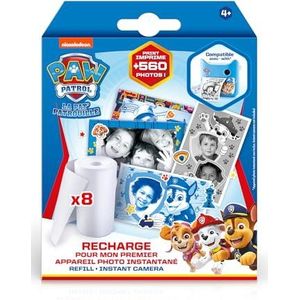 Canal Toys - Paw Patrol Instant Camera Navulling - Foto - Set met 8 Rollen Papier en Stickers