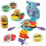 Canal Toys - Burger Chef, antibacteriële boetseerklei, karikatuur, SND 006, meerkleurig, 31 x 34 cm