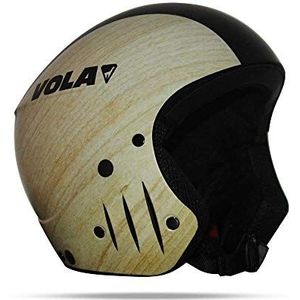 Vola FIS Timber TXXS helm voor volwassenen, uniseks, zwart en taupe, XXS