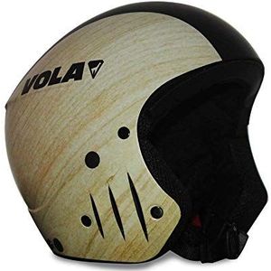 Vola FIS Timber TXS helm voor volwassenen, uniseks, zwart en taupe, XS