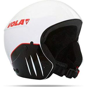 Vola FIS Tech helm voor volwassenen, uniseks, wit/zwart, S (54)