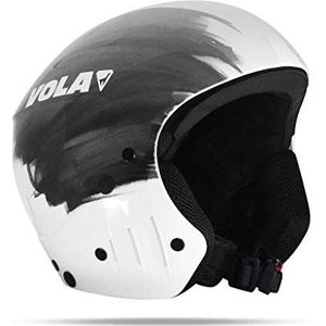 Vola FIS Brush helm voor volwassenen, unisex, grijs/wit, XXS (50)