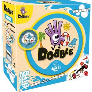 Dobble - Beach - Kaartspel - Waterproof - 31 Kaarten met Spelregels