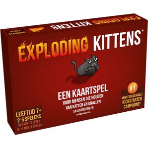 Exploding Kittens - Het ultieme kaartspel voor kattenliefhebbers! | Geschikt voor 2-5 spelers vanaf 7 jaar