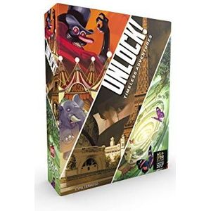 Asmodee Italia- Ontgrendel tijdloze avonturen Escape Room uit Table Edition volledig in het Italiaans, kleur, 8985