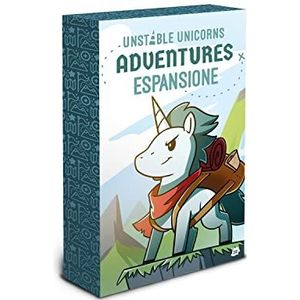 Asmodee - Unstable Unicorns: Adventures, uitbreiding van het kaartspel, Italiaanse editie, 8576