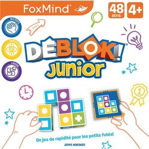 Asmodee - Foxmind - Ontgrendel Junior - Bordspellen - Kinderspellen - Snelheidsspel vanaf 4 jaar - 1 tot 4 spelers - 20 minuten - Franse versie