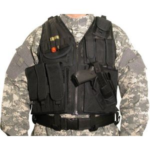 Swiss Arms Veste Tactique Airsoft Noire BT4 - Swiss Arrms