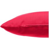 Hesperide Sierkussen - binnen en buiten - rood - 30 x 50 cm - UV-bestendig - tuinkussens