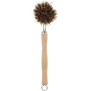 Afwasborstel ronde kop met reserve borstelkop 23 cm van hout - Afwassen - Schoonmaken