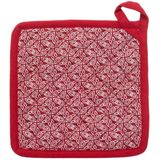 Atmosphera - Ovenwant Set - Rood - Katoen - 20 x 32 cm - Keukenbenodigdheden