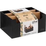 Five® - Make-up organizer - zwart - Medium - zonder lade - Sorteervakken
