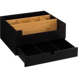 Five® - Make-up organizer - zwart - Medium - zonder lade - Sorteervakken