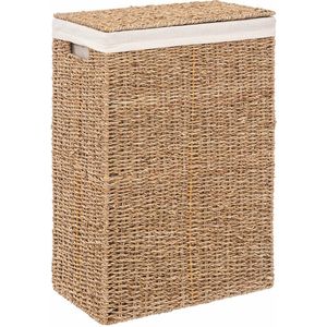 Five Wasmand riet met deksel rechthoekig 37 x 40 liter