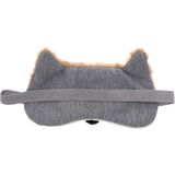 Superzachte Fluffy Vos Warmwaterkruik en Slaapmasker Cadeau set Bruin