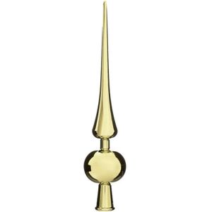 Atmosphera kerstboom piek - goud - kunststof - 28 cm