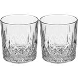 Secret de Gourmet drinkglazen - Paris - set 4x stuks - 240 ml - glas - luxe uitstraling