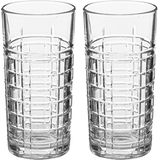 Secret de Gourmet longdrinkglazen - Nice - set 4x stuks - 300 ml - glas - luxe uitstraling