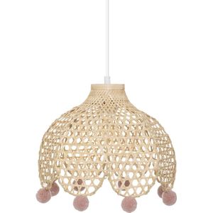 Natuurlijke bamboe rotan plafondlamp E27 vintage handgeweven lampenkap eetkamer slaapkamer woonkamer gang kroonluchter kantoor 75 cm Natuurlijke bamboe rotan plafondlamp E27 vintage handgeweven lampenkap eetkamer slaapkamer woonkamer gang kroonluchter kantoor 75 cm