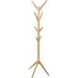 5Five kapstok - beige - bamboe - 8 haaks - 60 x 60 x 178 cm