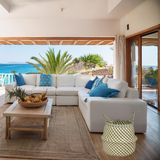 Opbergmand - Grijs - Stof - Handvatten