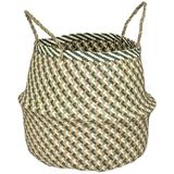 Opbergmand - Grijs - Stof - Handvatten