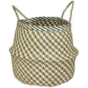 Opbergmand - Grijs - Stof - Handvatten