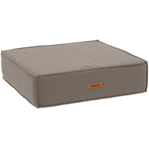 Hesperide Vloerkussen Korai - taupe - PU-schuim/polyester - 45 x 45 cm - grond zitkussen