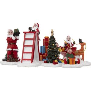 Feeric lights and christmas kerstdorp accessoires-miniatuur figuurtjes