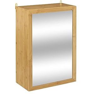 5Five Hoge kast Spiegel Simple Lab'n Modul Bamboe