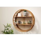 Wandplank - Hout - Bruin - Wandbevestiging Inclusief