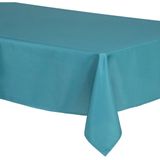 Atmosphera - Tafelkleed - Petrol Blauw - 300 x 150 cm - Vlekbestendig, Polyester