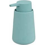 5Five Zeeppompje/dispenser - Cocoon - kunststeen - ijsblauw - 15 cm - 300 ml - Badkamer/toilet/keuken