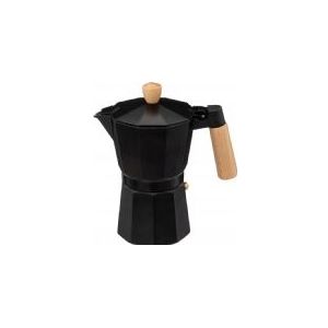 Percolator Zwart - 6 Kops – Espresso Koffiemaker – Moka Pot – RVS - Aluminium - Espressomaker