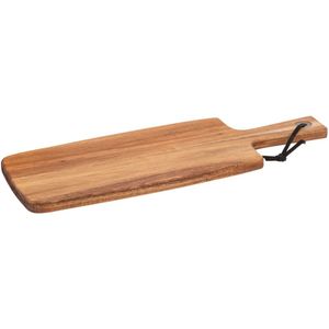5Five Serveerplank voor hapjes/tapas - 15 x 40 cm - acacia hout - borrelplank - Extra groot