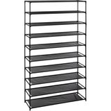 Schoenenrek - Hout - Zwart