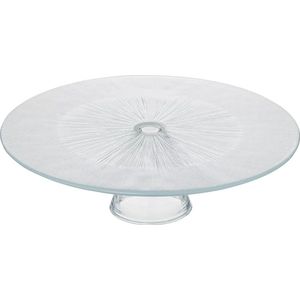 Taartplateau - Transparant - Ø28 cm - Glas - Secret Gourmet