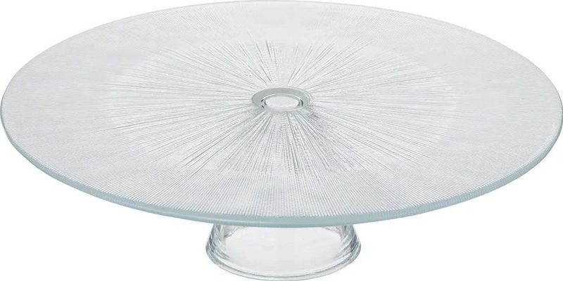 Taartplateau - Transparant - Ø28 cm - Glas - Secret Gourmet