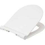 5Five Toiletbril Brilliant - wit - kunststof - universeel model - soft close systeem