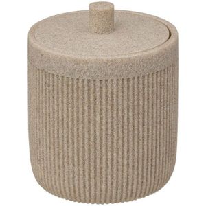 5Five - Wattenpot - Zandkleur - Polyresin - Diameter 10 cm, Hoogte 12 cm