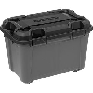 5five - Opberg Box - Zwart - 55 Liter - Kunststof - Waterdicht - Met Deksel